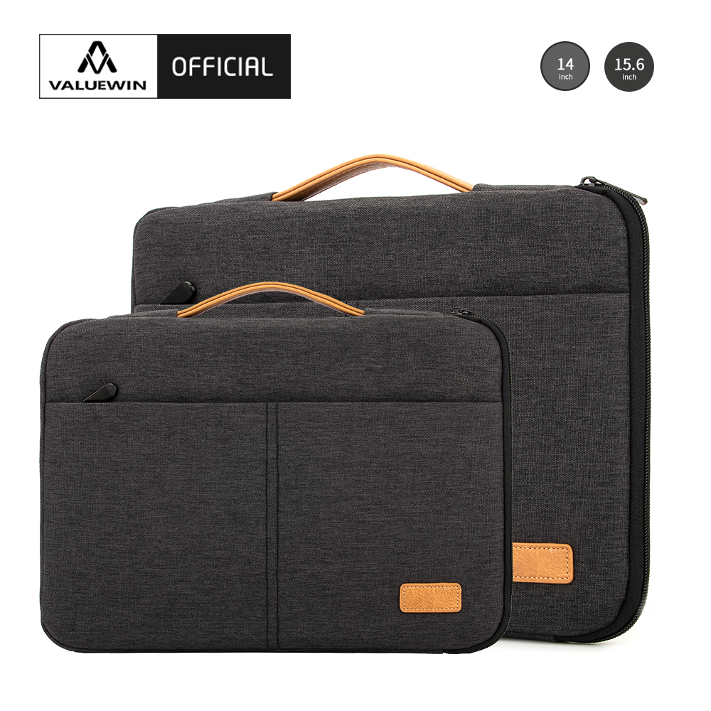 Leather Work Laptop Bag - กระเป๋าใส่แล็ปท็อป 14 15.6 นิ้ว สำหรับโน้ตบุ๊ก Macbook