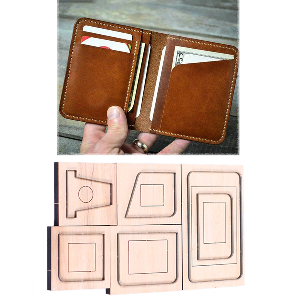Leatherwork Knives - DIY หนัง CRAFT Simple กระเป๋าสตางค์ขนาดเล็กมีดแม่พิมพ์ตัดตายมือเครื่อง Punch