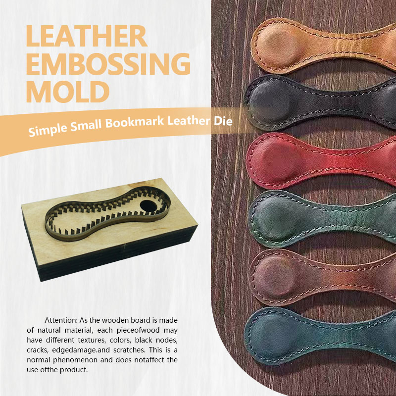 Leatherwork Accessories - แม่พิมพ์ตัดหนังทำมือ DIY สำหรับทำที่คั่นหนังสือแบบง่าย เครื่องมืองานฝีมือที่คมทนทาน