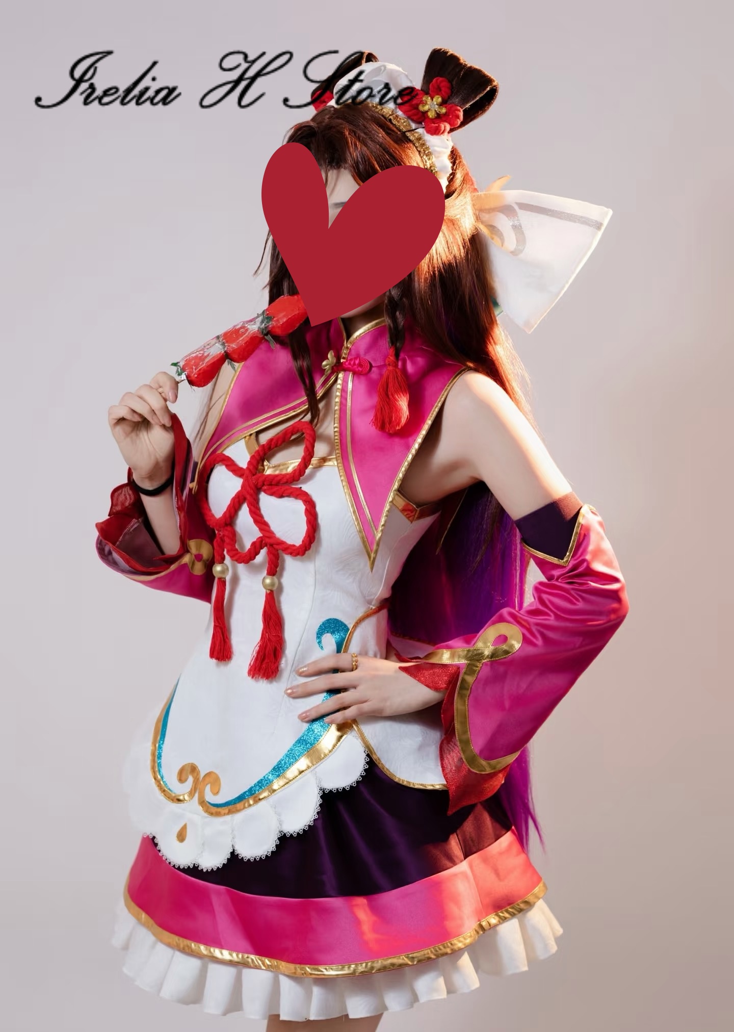 Leather Work Dress - ชุดคอสเพลย์ Irelia H Dumpling Darlings Seraphine