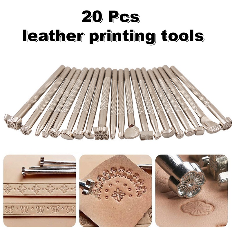 ชุดเครื่องมือประทับลายหนัง 20  - Leatherworking Equipment บทวิจารณ์และราคา