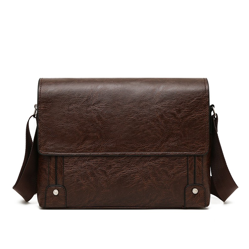 กระเป๋าเอกสารสำหรับผู้ชาย หนัง - Leather Work Laptop Bag บทวิจารณ์และราคา