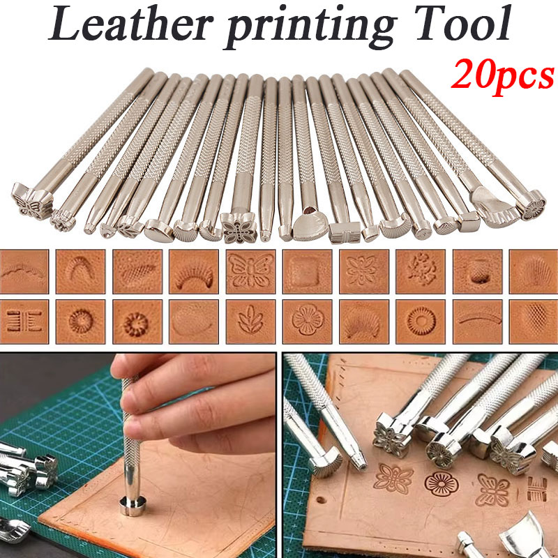 ชุดเครื่องมือแกะสลักหนัง 20 ชิ - Leatherworking Equipment บทวิจารณ์และราคา