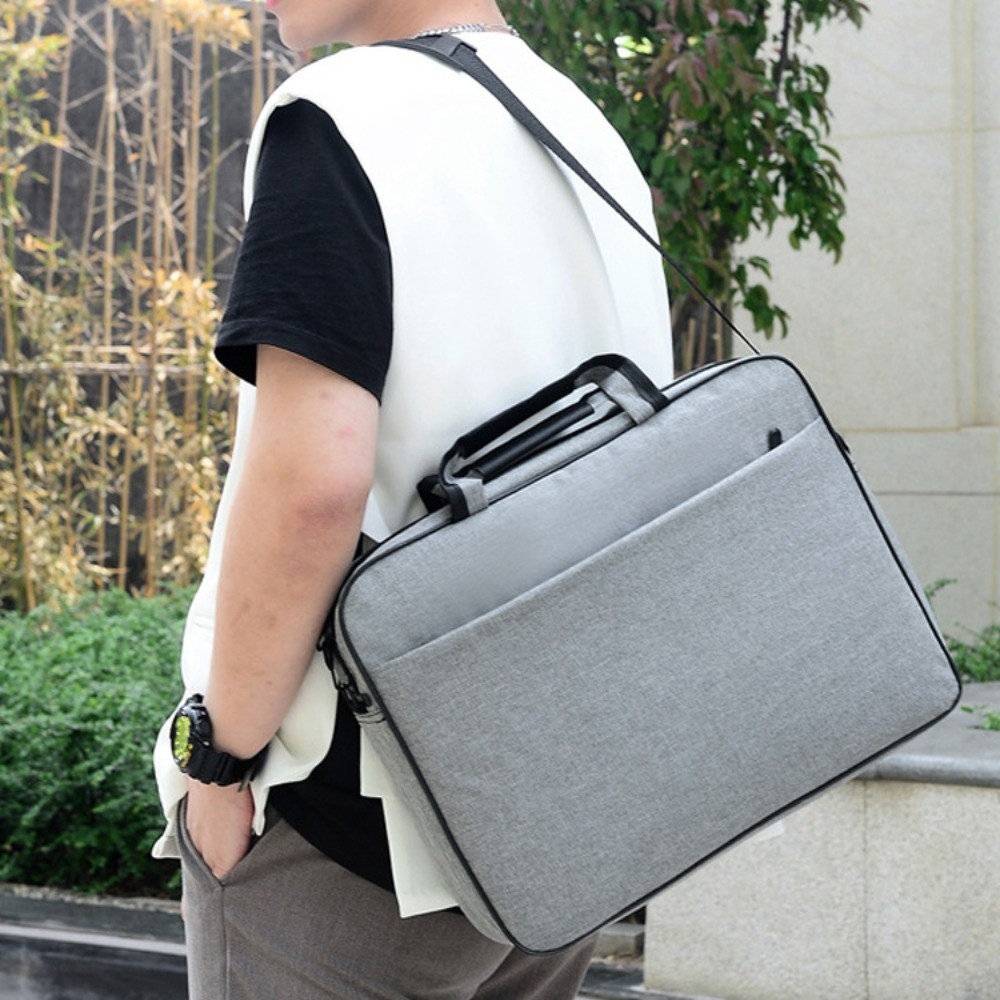 กระเป๋าแล็ปท็อปธุรกิจขนาด 15.6 - Leather Work Laptop Bag บทวิจารณ์และราคา