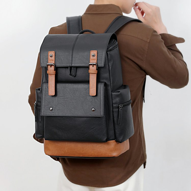 กระเป๋าเป้หนังวินเทจใหม่สำหรับ - Leather Work Laptop Bag บทวิจารณ์และราคา
