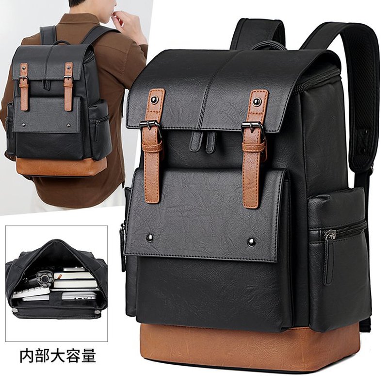 กระเป๋าเป้หนังวินเทจใหม่สำหรับ - Leather Work Laptop Bag บทวิจารณ์และราคา