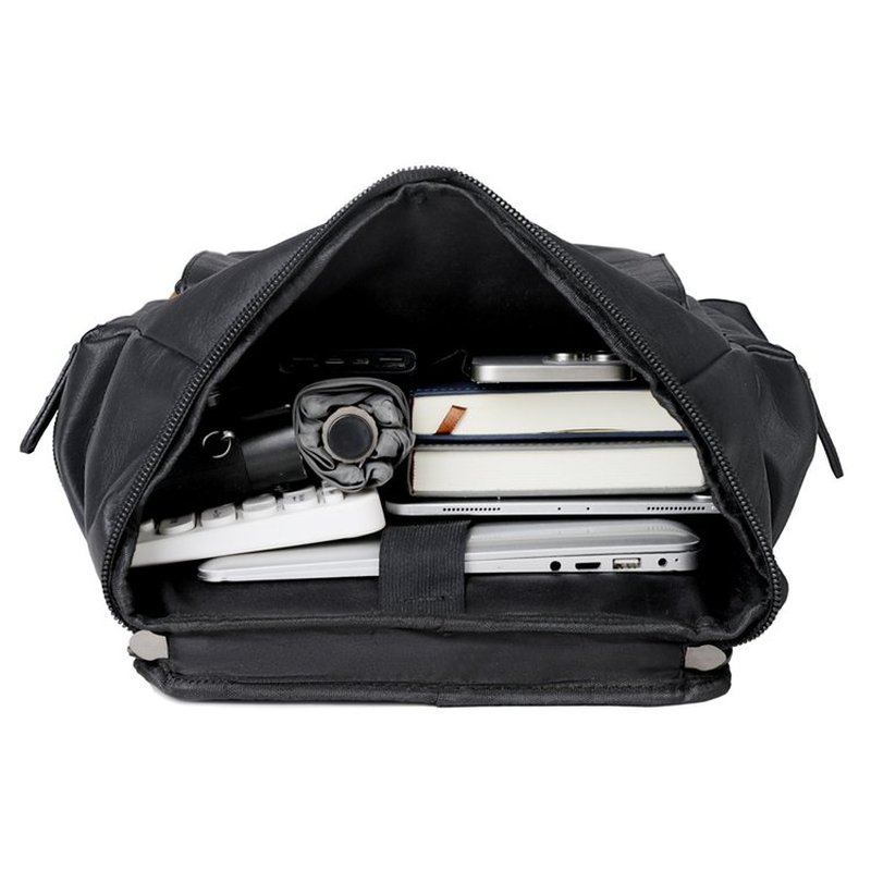กระเป๋าเป้หนังวินเทจใหม่สำหรับ - Leather Work Laptop Bag บทวิจารณ์และราคา