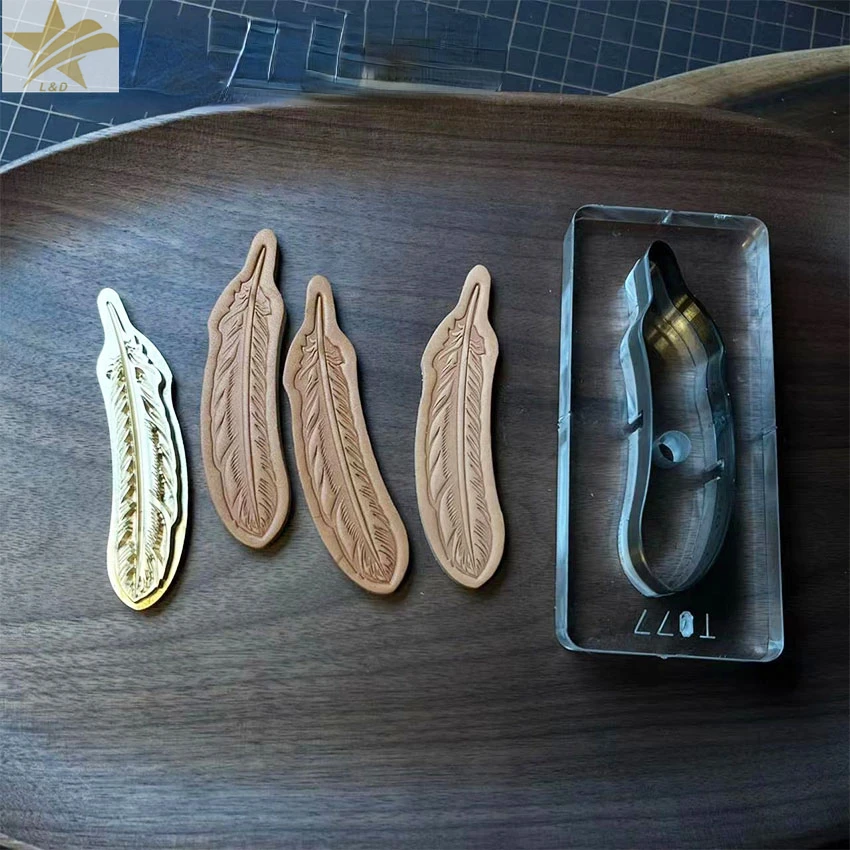 Feather Shape ทองเหลืองแสตมป์ต - Leather Stamp Set บทวิจารณ์และราคา