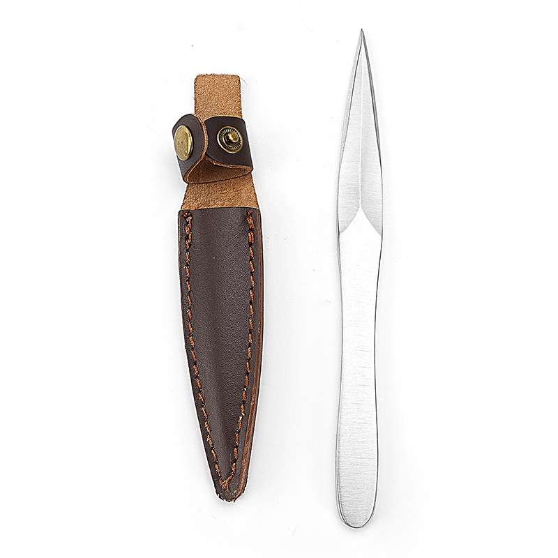มีดชาสแตนเลสพร้อมปลอกหนัง อุปก - Leatherwork Knives บทวิจารณ์และราคา