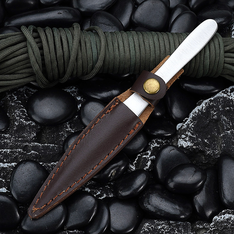 มีดชาสแตนเลสพร้อมปลอกหนัง อุปก - Leatherwork Knives บทวิจารณ์และราคา