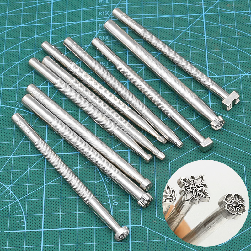 20 ชิ้นหนังแสตมป์การพิมพ์ชุดเค - Leather Stamp Set บทวิจารณ์และราคา