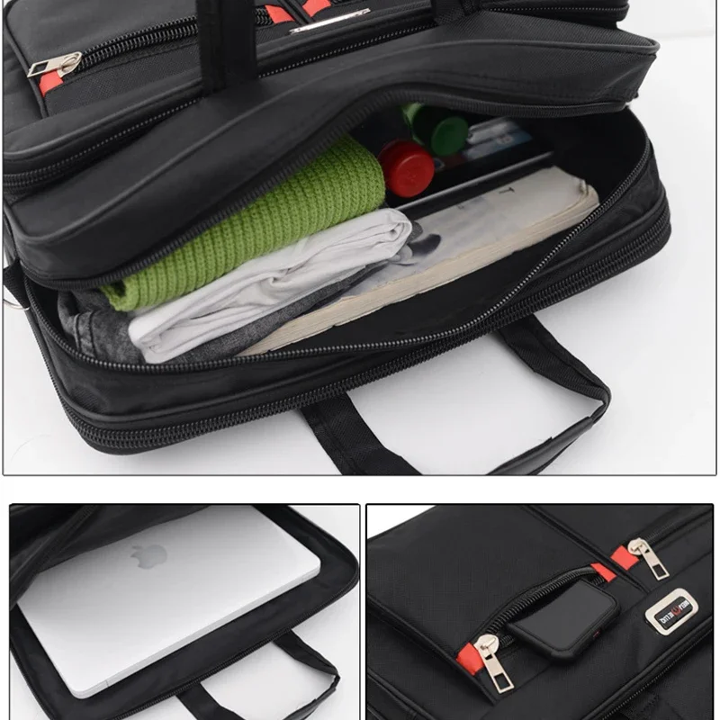 Simple Tote Men กระเป๋าเอกสารธ - Leather Work Laptop Bag บทวิจารณ์และราคา